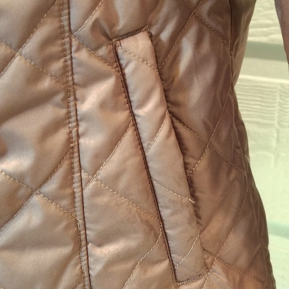 Columbia Women's Small Copper Crest Coat Faux Fur Lined Hooded Jacket Purple - Picture 4 of 9